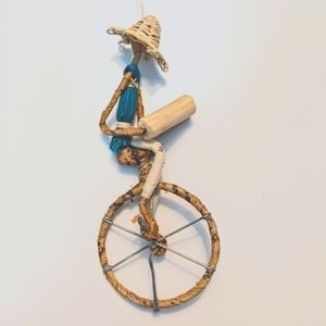 Unicycle Figurine Handmade in Kenya
